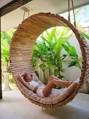 Villa Deluxe, vue piscine | Terrasse/Patio