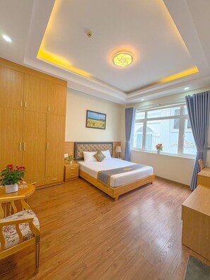 Deluxe Double Room | Blackout drapes, soundproofing, free WiFi, bed sheets - Sam Villa Hotel Dalat (Da Lat)
