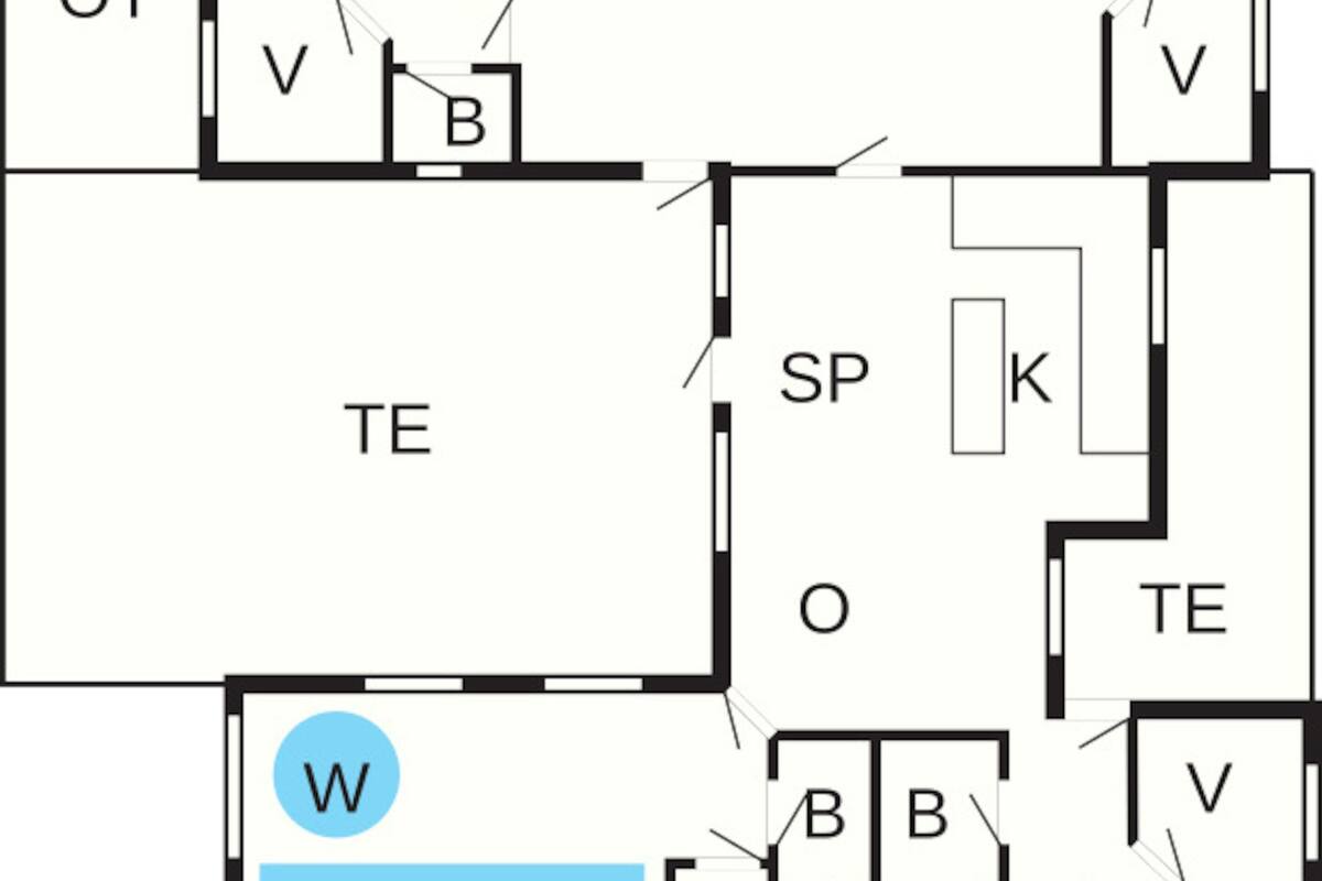 Casa conforto, vários quartos | Planta do andar