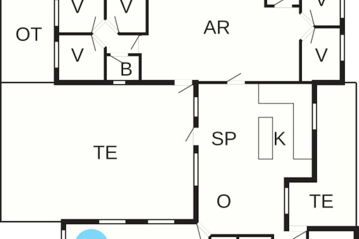 Casa Comfort, diversos dormitoris | Plànol de la planta