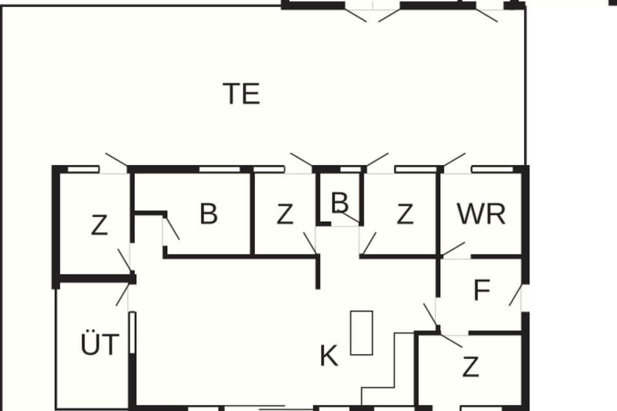 經典單棟房屋, 4 間臥室 | 平面圖
