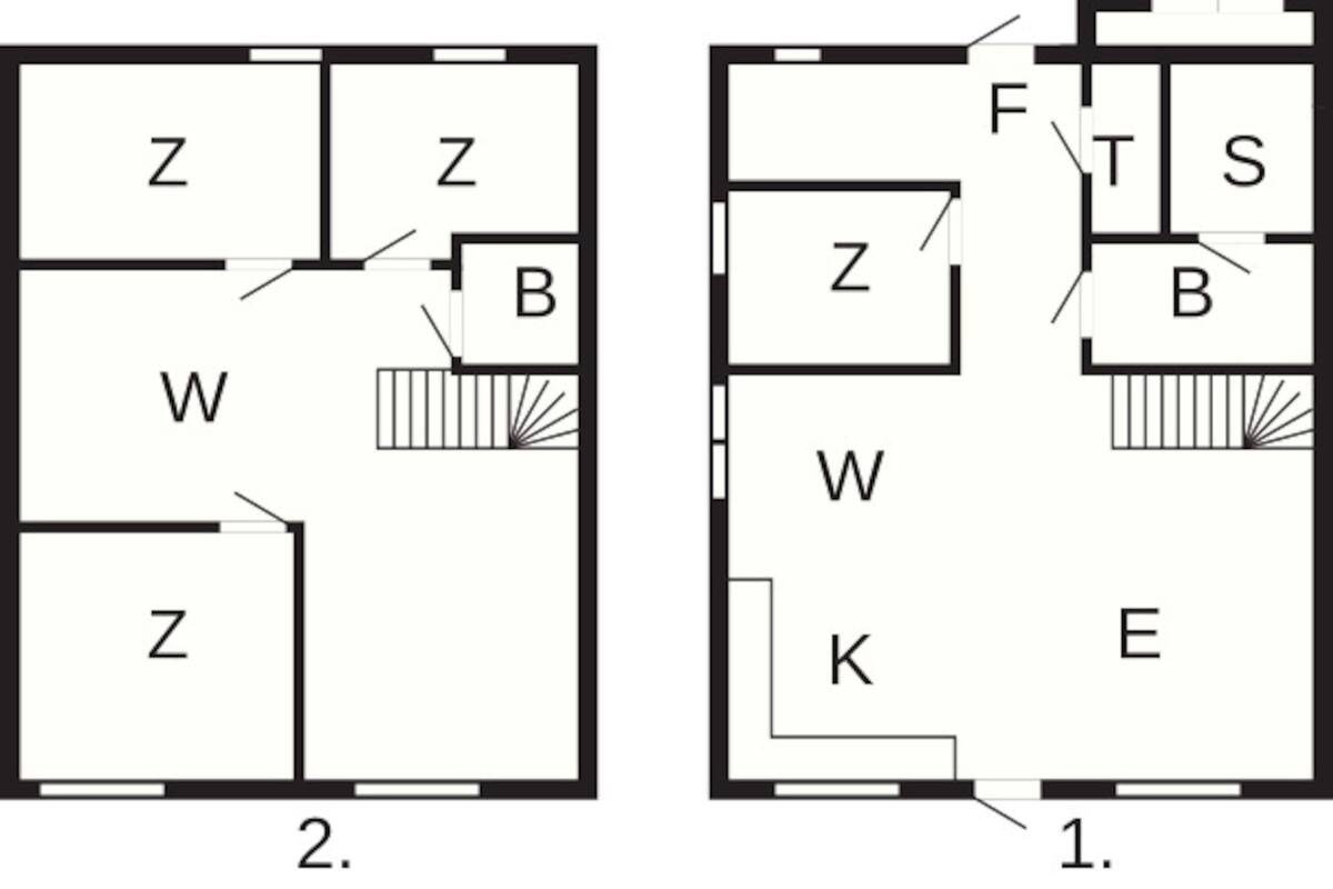 Classic House, 4 Bedrooms | Pelan lantai