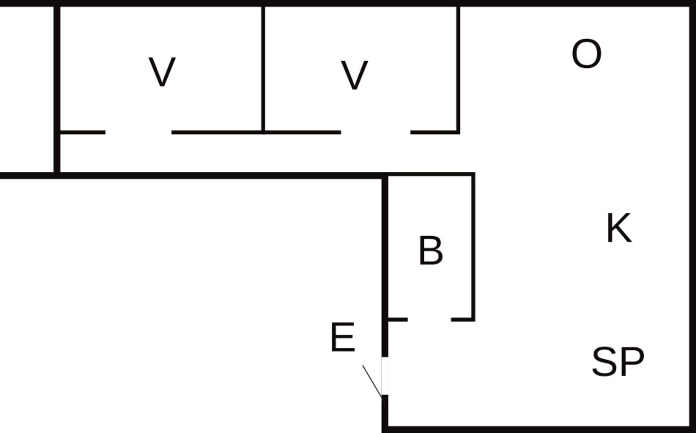 Maison Confort, 2 chambres | Plan d’étage