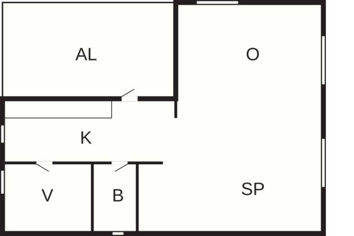 Classic House, 2 Bedrooms | Floor plan