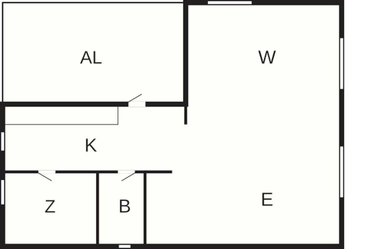 Classic House, 2 Bedrooms | Floor plan
