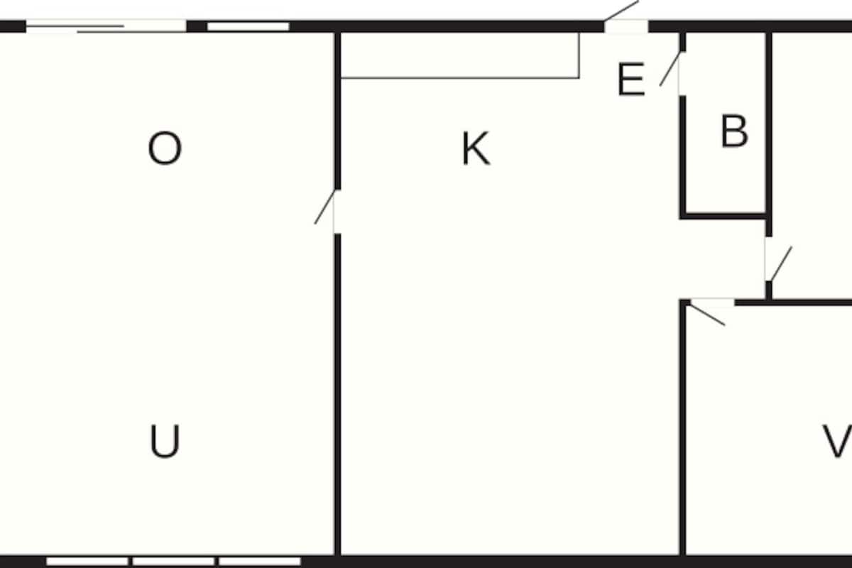 Casa Comfort, 2 camere da letto | Piantina