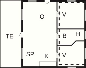 Casa Deluxe, 3 habitaciones | Plano
