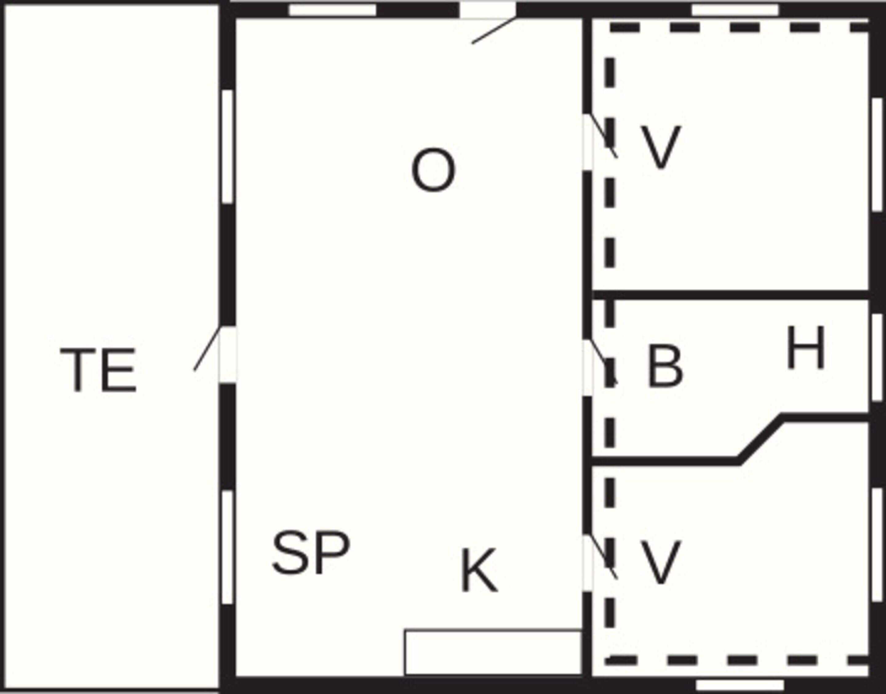 Klassiek huis, 3 slaapkamers | Grondplan