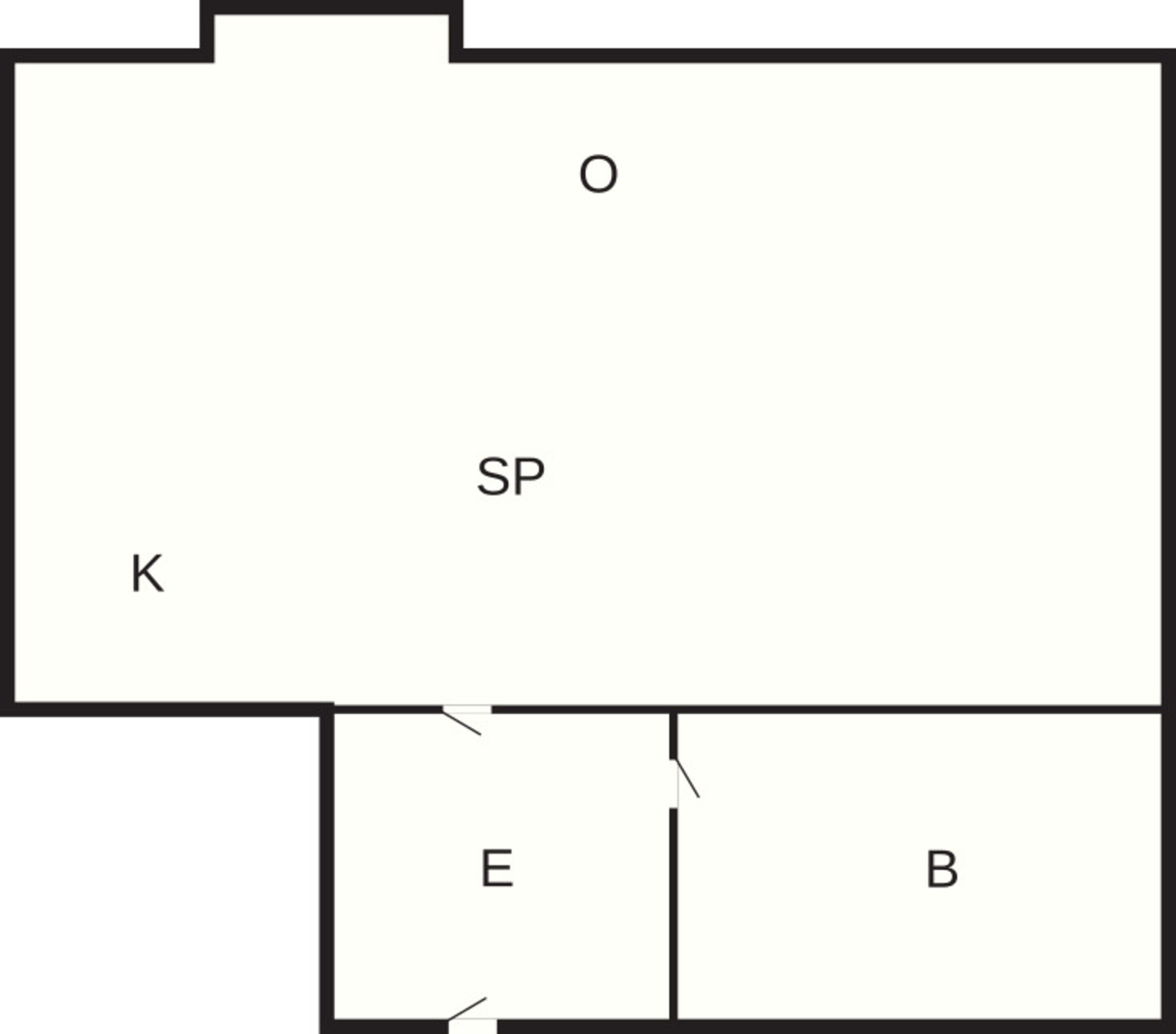 Maison Confort, 2 chambres | Plan d’étage