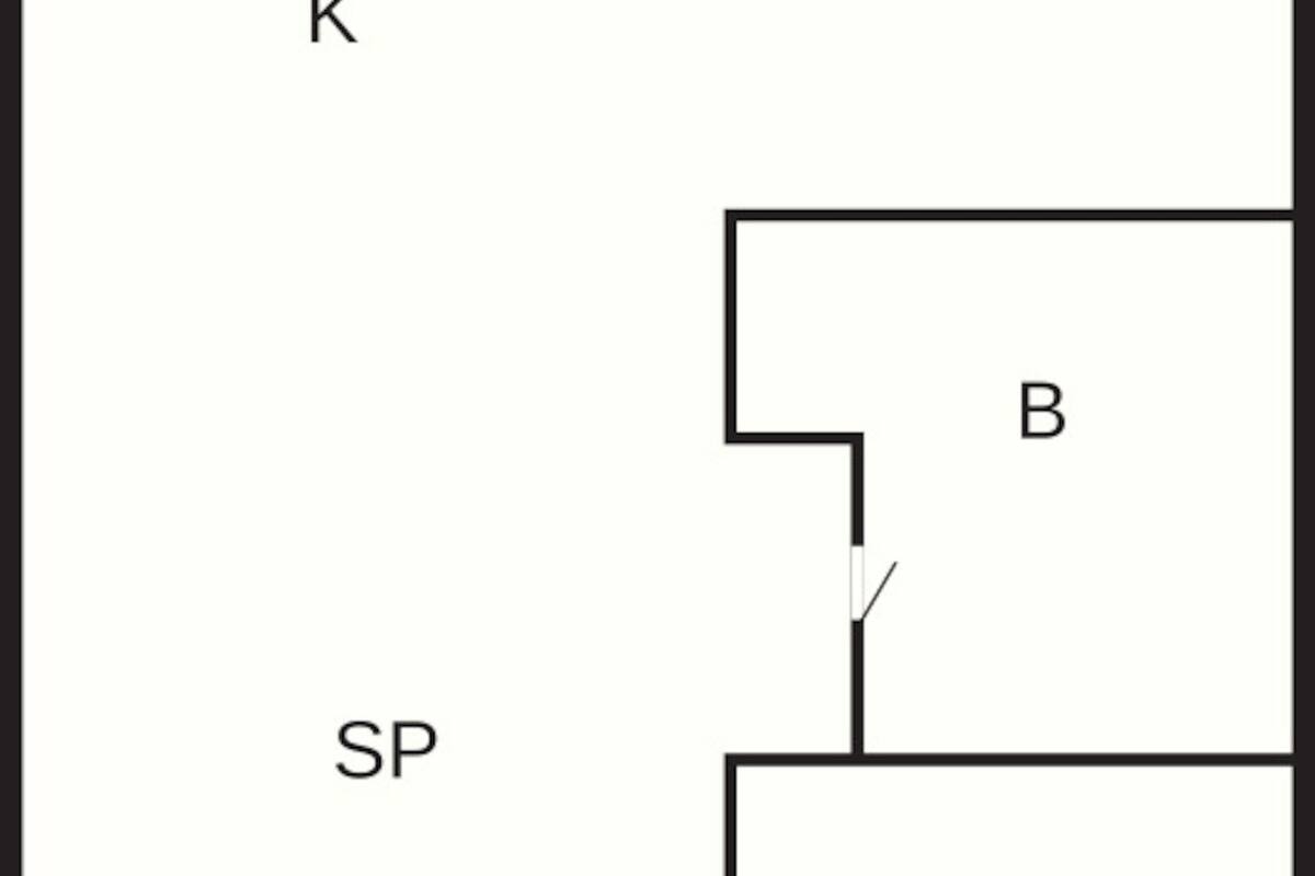 Klassiek huis, 2 slaapkamers | Grondplan