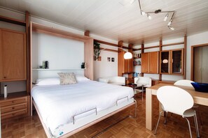 Iron/ironing board, free WiFi, bed sheets - Apartment in Massagno with balcony (Francobollo Studio) (Lugano)