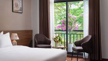 Habitació doble superior, balcó, vistes a la ciutat | Terrassa o pati