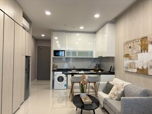 Studio, Non Smoking | Living area | TV - Societe Suites Hartamas by Bamboo Hospitality (Kuala Lumpur)