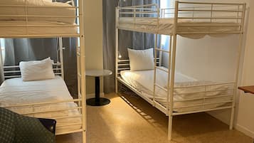 Basic Quadruple Room, City View | Desk, laptop workspace, free WiFi