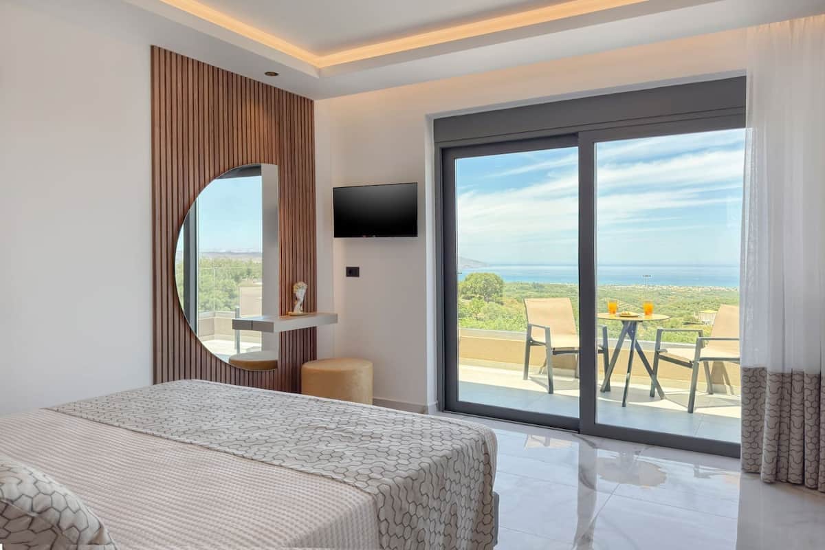 Vila premium, 3 quartos, piscina particular, vista para o mar | 3 quartos, cofres nos quartos, escrivaninha