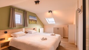 2 chambres, draps fournis