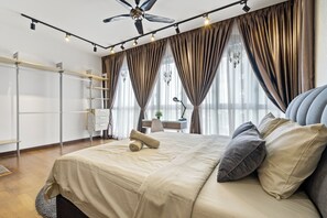 华丽开间 | 笔记本电脑工作区、熨斗/熨衣板、免费 WiFi、床单