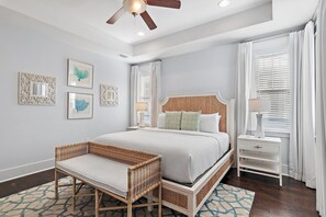 4 slaapkamers, een strijkplank/strijkijzer, wifi, beddengoed