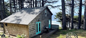 Beachfront Cabin! Private! Ocean Views! Firepit!