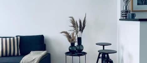 Appartement Standard | Aire de séjour | Téléviseur à écran plat de 20 po avec télévision par cùble