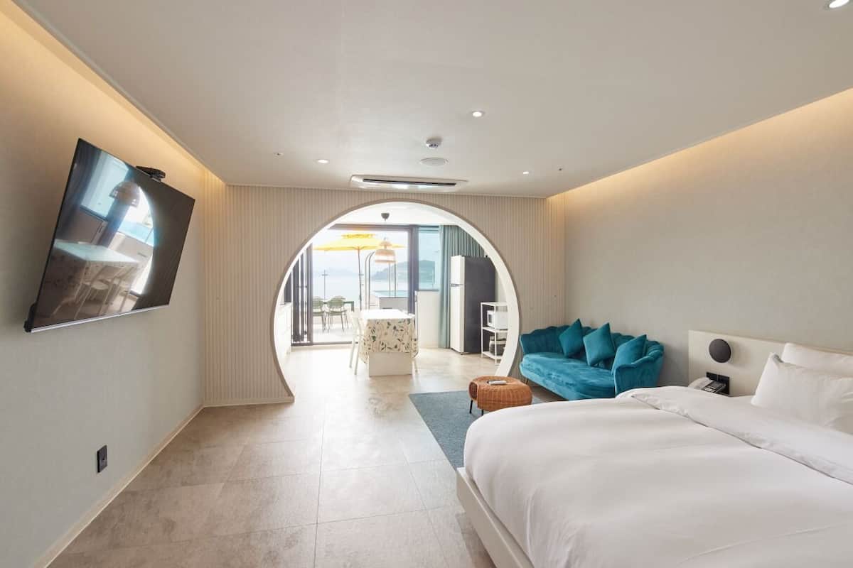 HEMIRION POOL VILLA_DELUXE | 1 habitación, ropa de cama de alta calidad y edredón