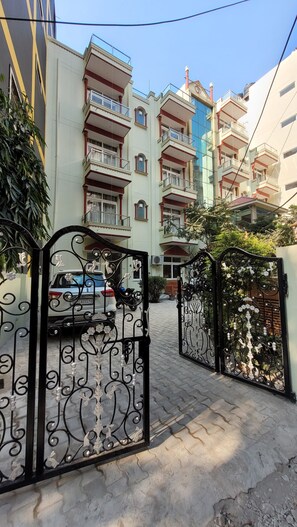 Voorkant van accommodatie