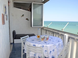 Balcony - Welcoming Apartment in Marotta at the Seabeach (Mondolfo)