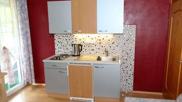 Microwave, coffee/tea maker, highchair