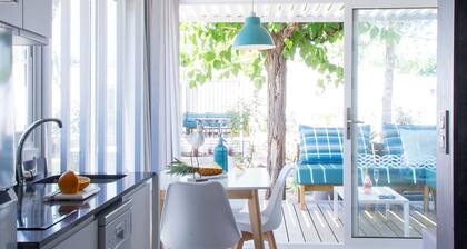 Modern Chalet With AC Just Steps Away From the Sandy Beach