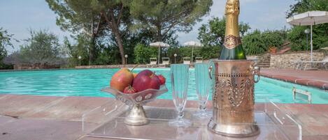 Indoor pool, outdoor pool