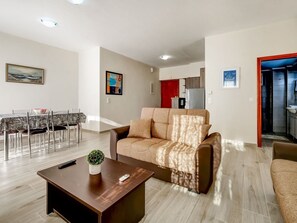 Living room - Seaview Studio in Beautiful Setting, West From Chania (Platanias)