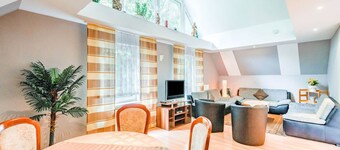 스키 지역 근처의 브릴론발트에 있는 디럭스 홀리데이 홈