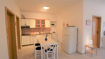Comfort House, 3 Bedrooms | Private kitchen | Fridge, microwave, dishwasher, coffee/tea maker