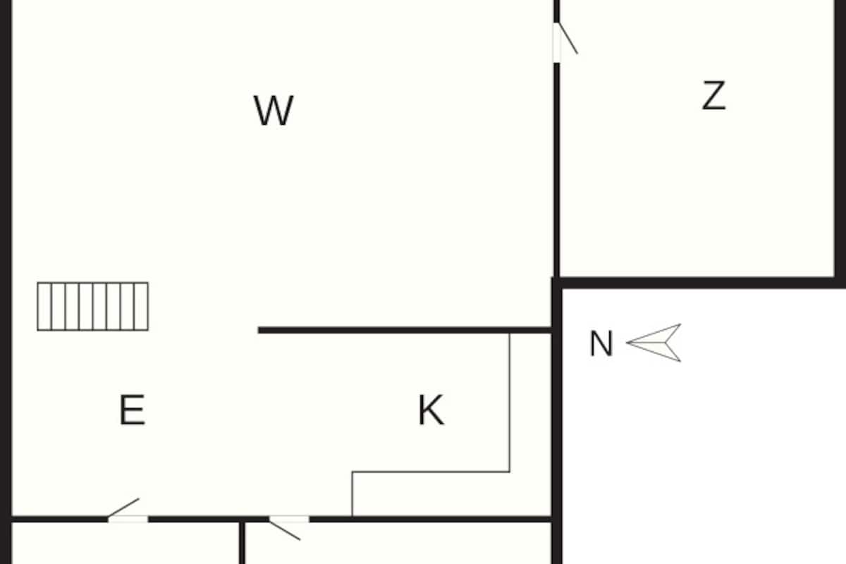 Classic-Apartment, 2 Schlafzimmer | Grundriss