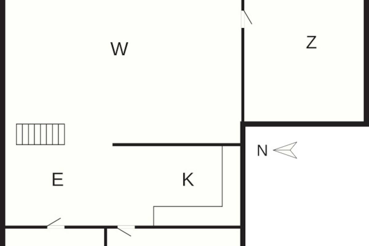 Classic Apartment, 2 Bedrooms | Pelan lantai