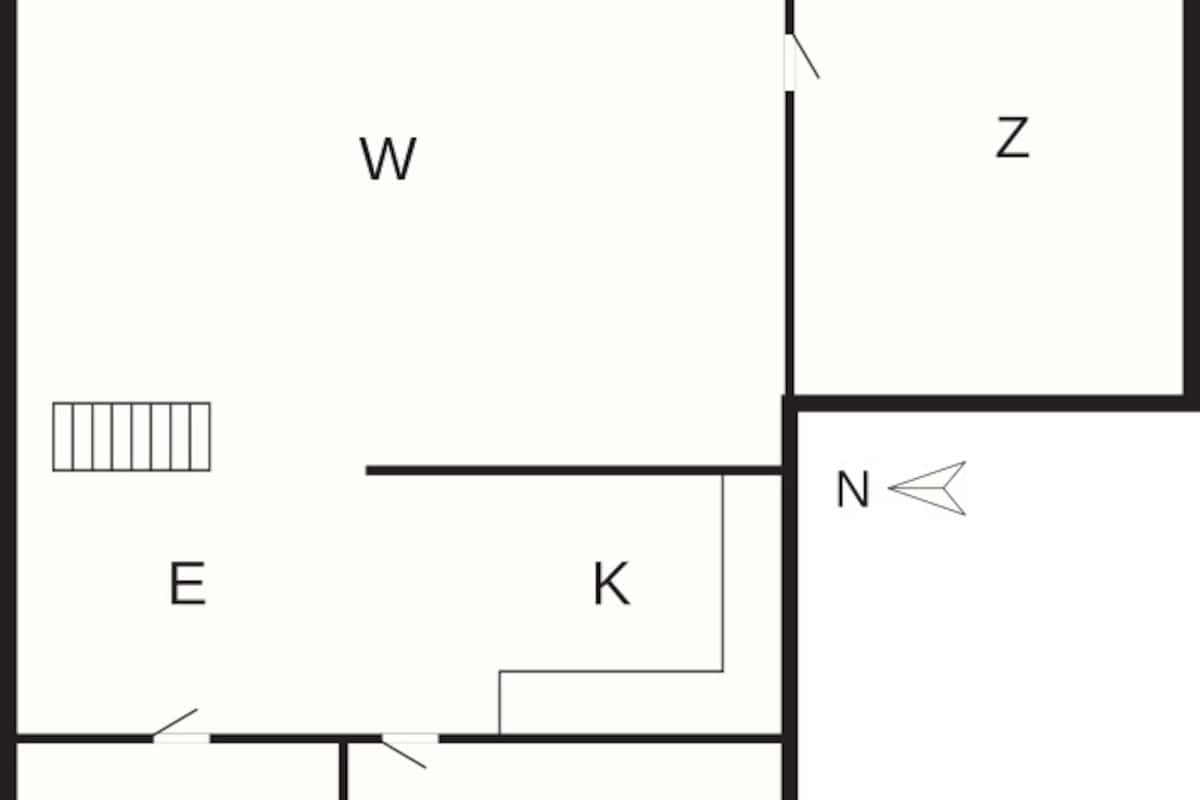 Apartamento clássico, 2 quartos | Planta do andar
