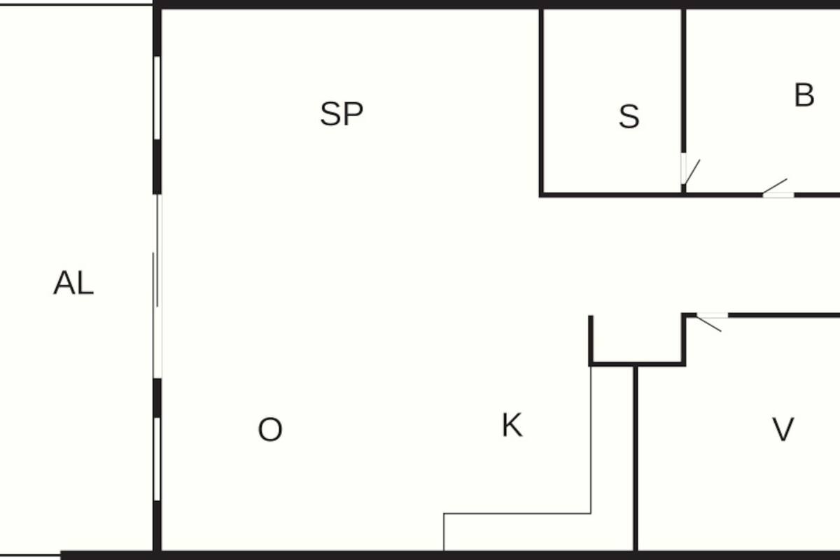 Classic Apartment, 1 Bedroom | Floor plan