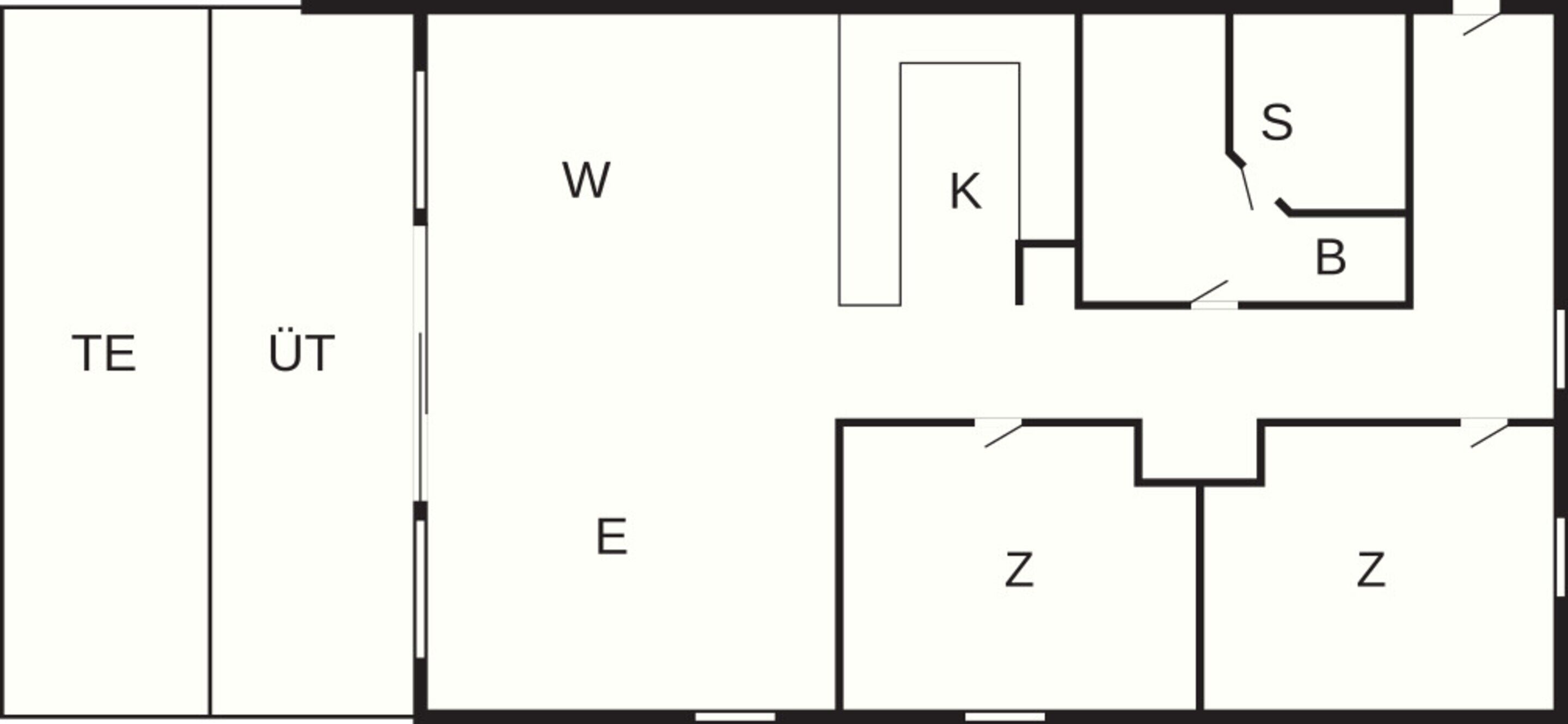 Deluxe Apartment, 2 Bedrooms | Floor plan