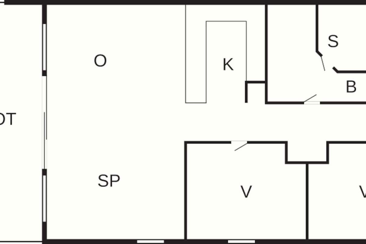 Deluxe Apartment, 2 Bedrooms | Floor plan