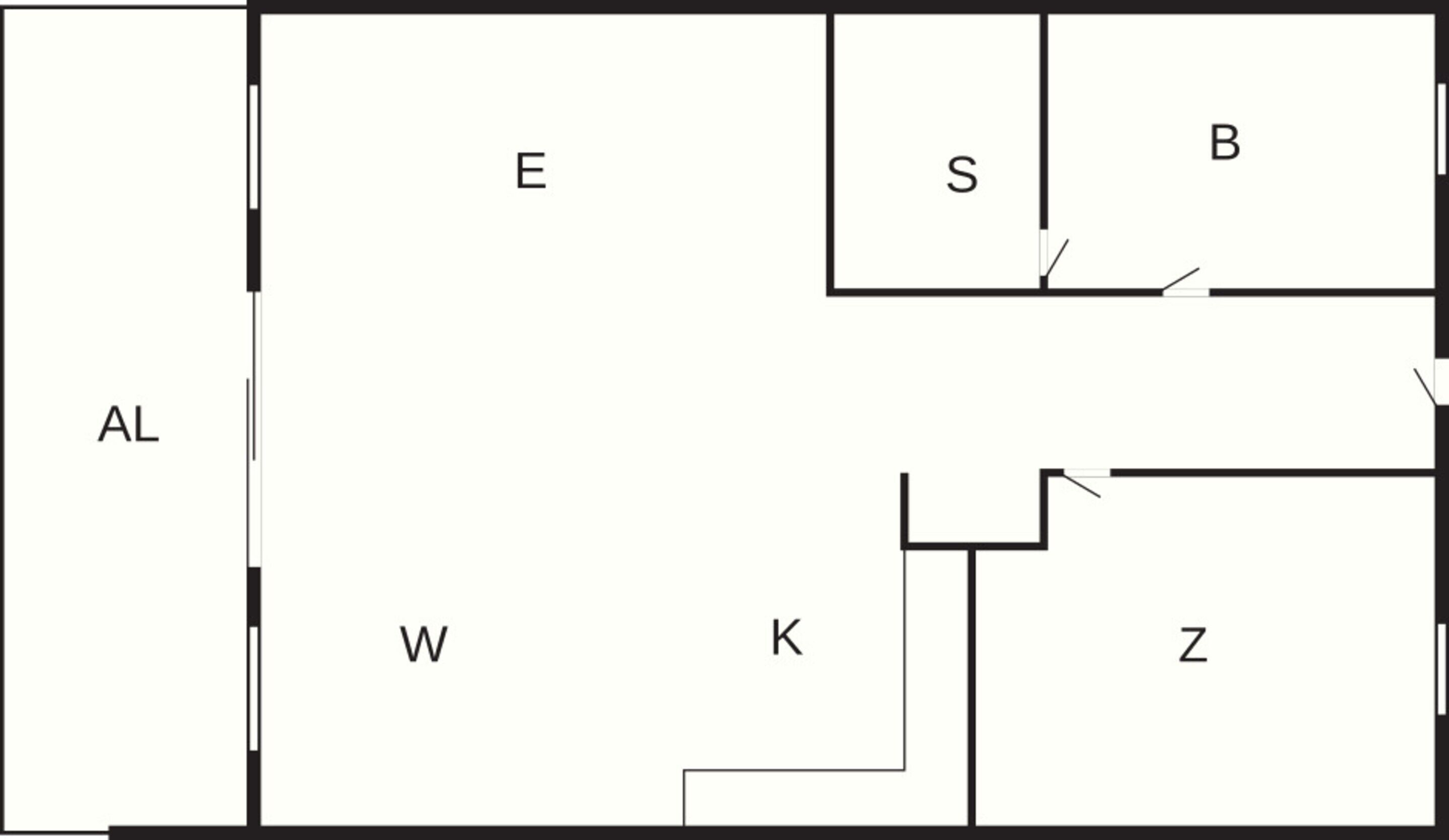 Classic Apartment, 1 Bedroom | Floor plan