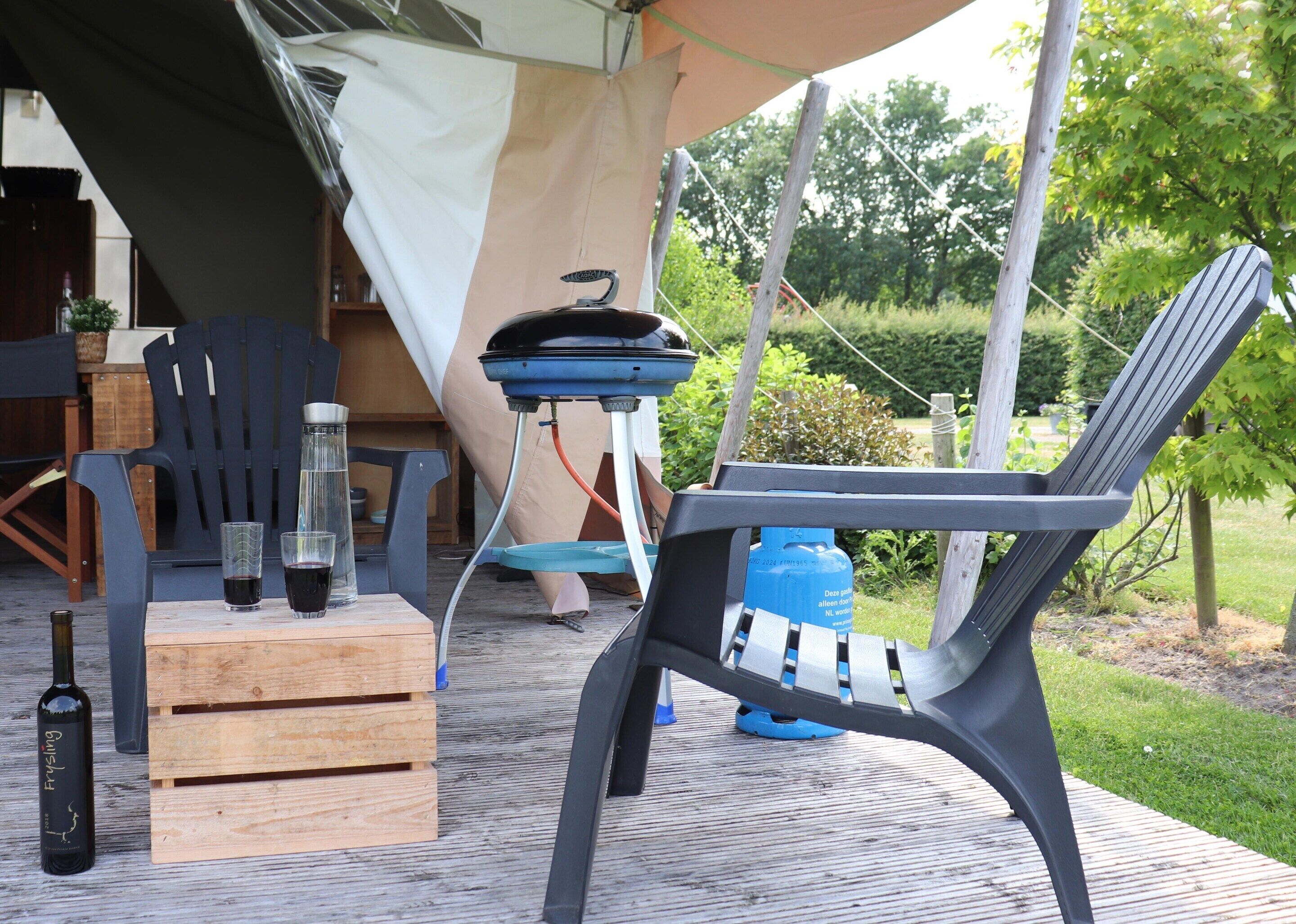 Classic-Zelt, 4 Schlafzimmer | Balkon