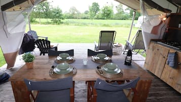 Tält Comfort - 2 sovrum | Utsikt från boendet