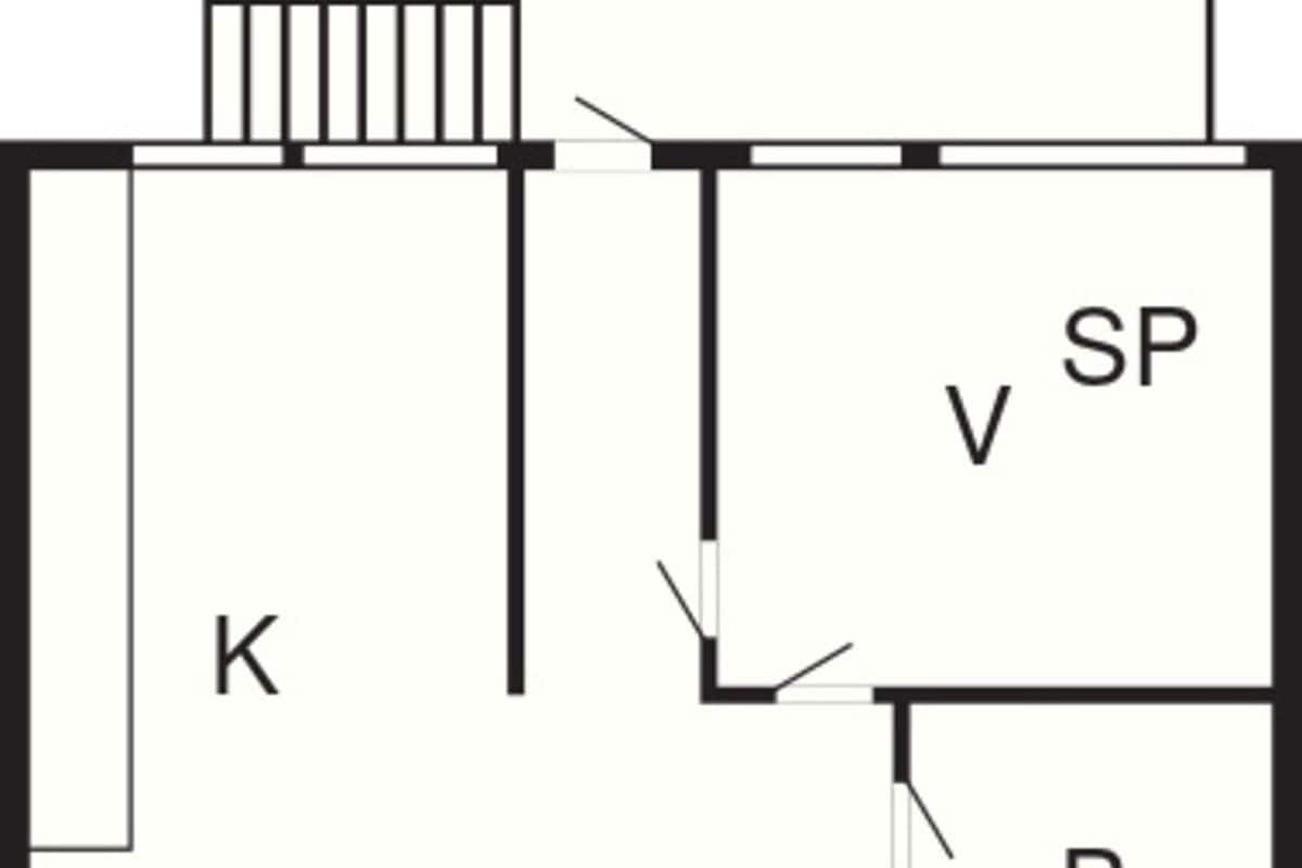 Deluxe huis, 2 slaapkamers | Grondplan