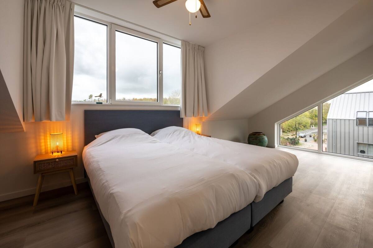 2 habitaciones, muebles diferentes y ropa de cama