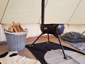Comfort Tent, 1 Bedroom | Interior detail - Beautiful Safari Tent in Twijzel With Terrace (Twijzel)