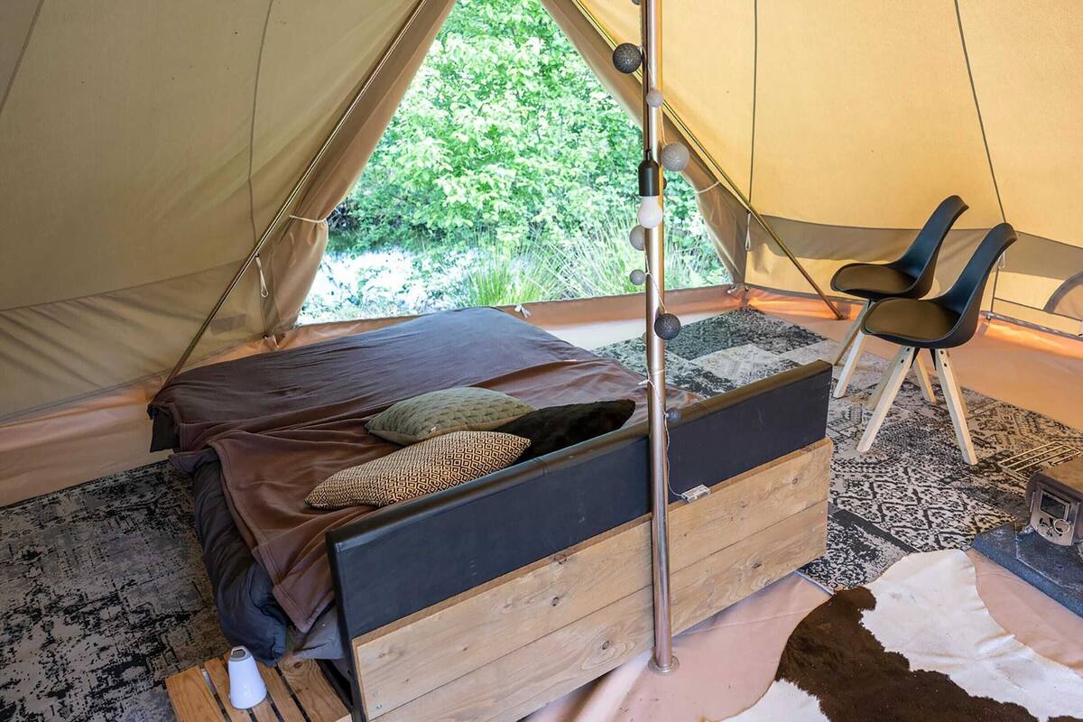 Tente Deluxe, 1 chambre | 4 chambres, ameublement personnalisé, draps fournis