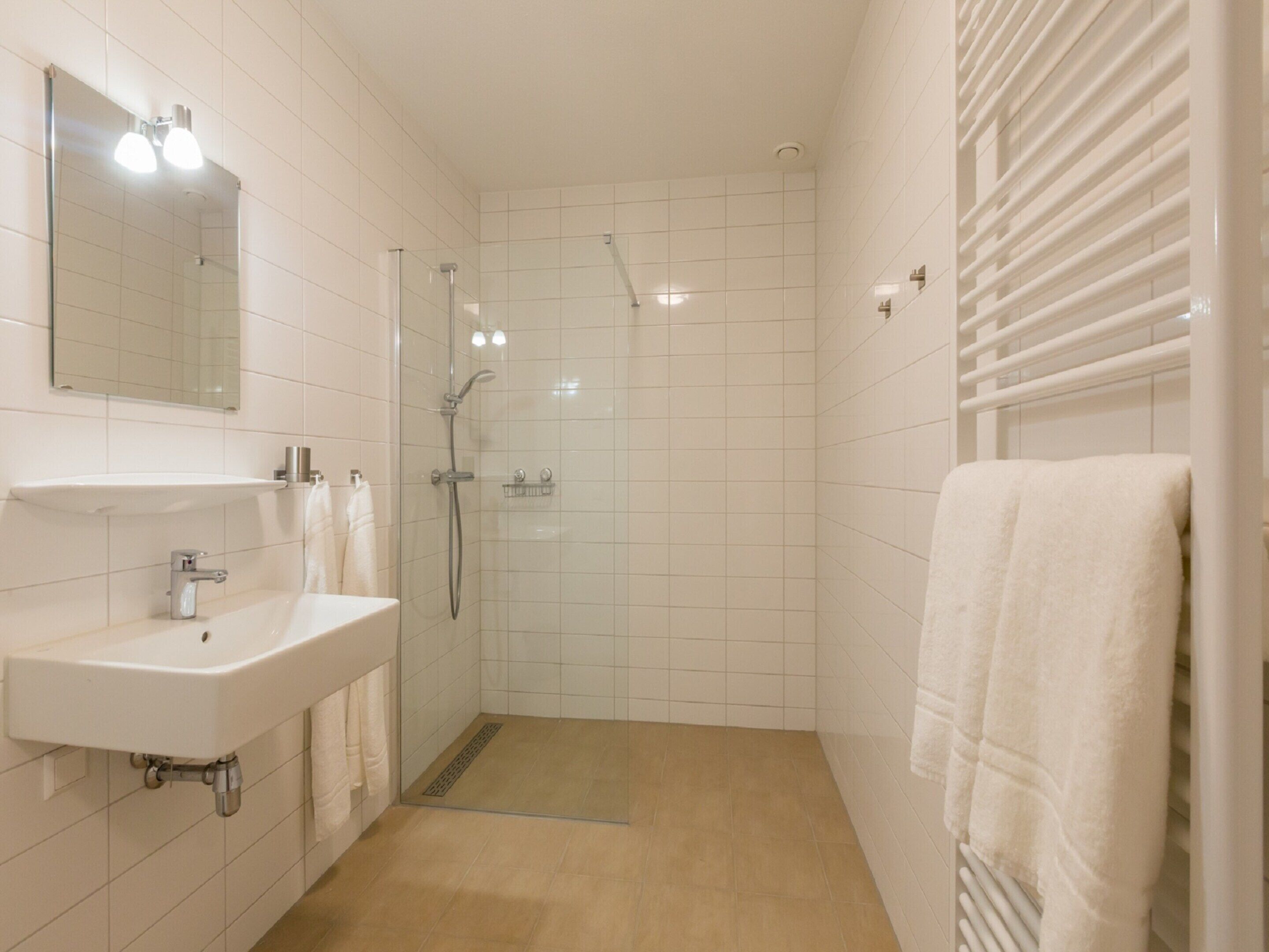 Shower, hair dryer