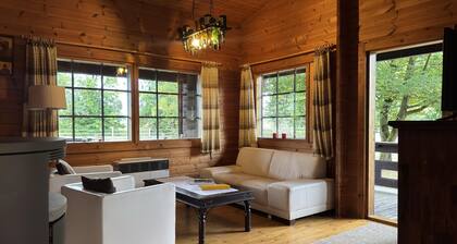 Blockhauser auf Reiterhof in Eschede