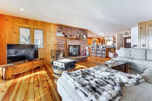 House (5 Bedrooms) | Interior - Game Room & Hot Tub! Waterfront Gem on Lake George (Queensbury)