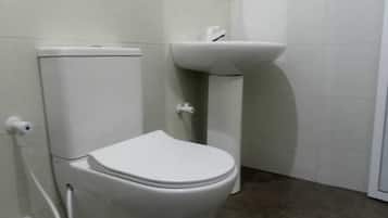 Towels, soap, toilet paper